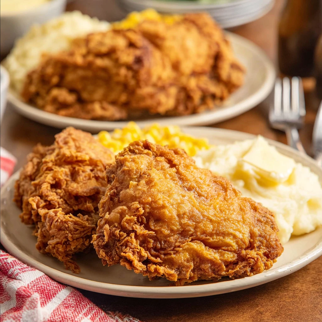 Southernstyle Crispy Copycat Cracker Barrel Fried Chicken