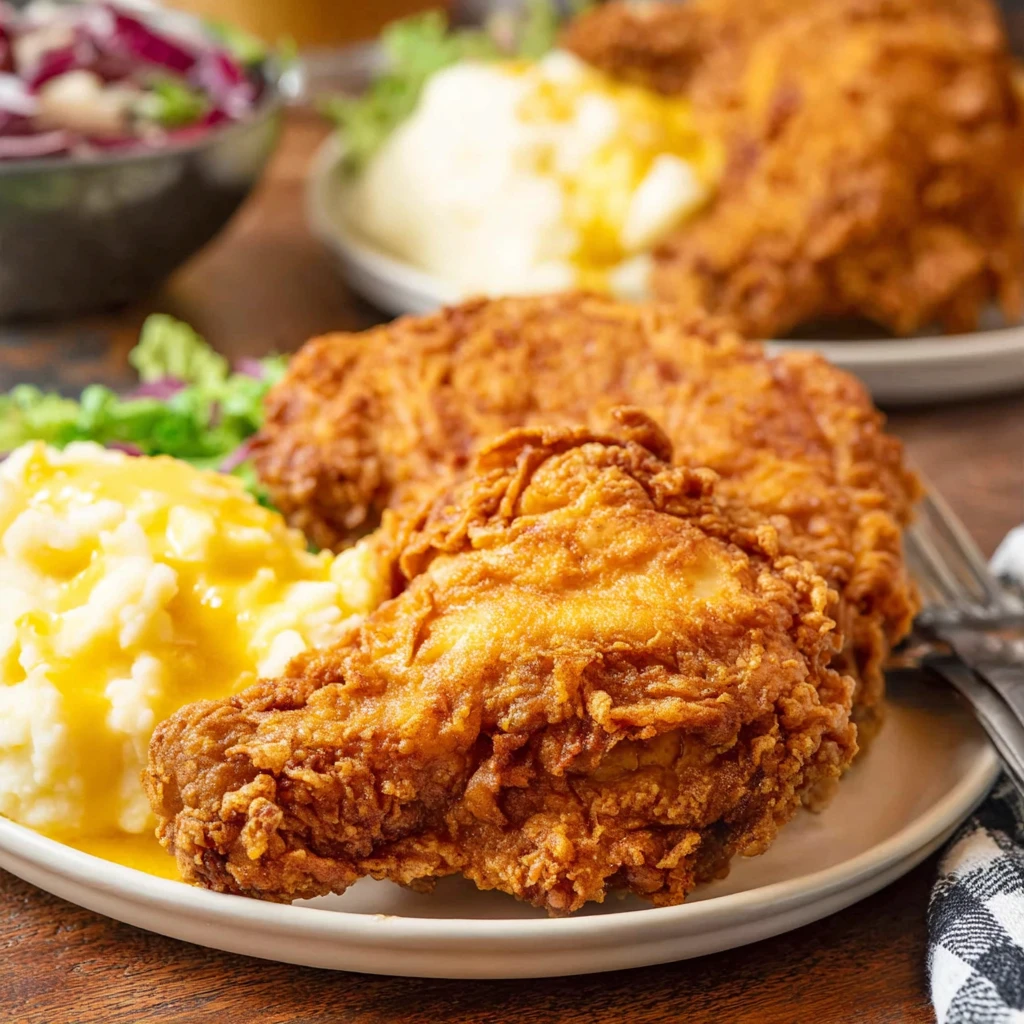 Southernstyle Crispy Copycat Cracker Barrel Fried Chicken