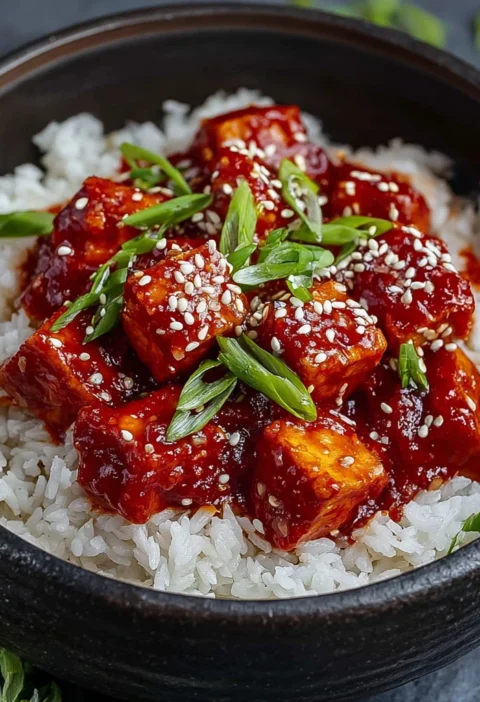 Spicy Gochujang Tomato Tofu Flavorful Homemade Delight