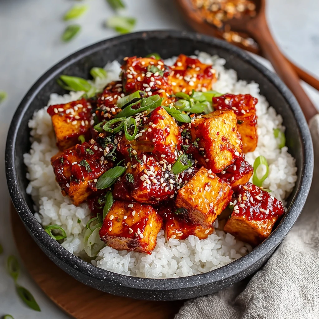 Spicy Gochujang Tomato Tofu Flavorful Homemade Delight