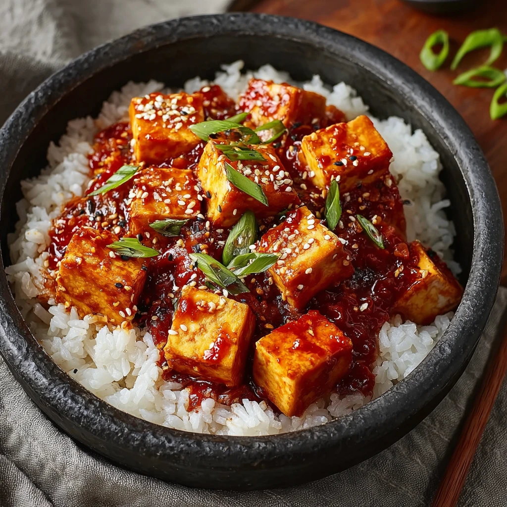 Spicy Gochujang Tomato Tofu Flavorful Homemade Delight