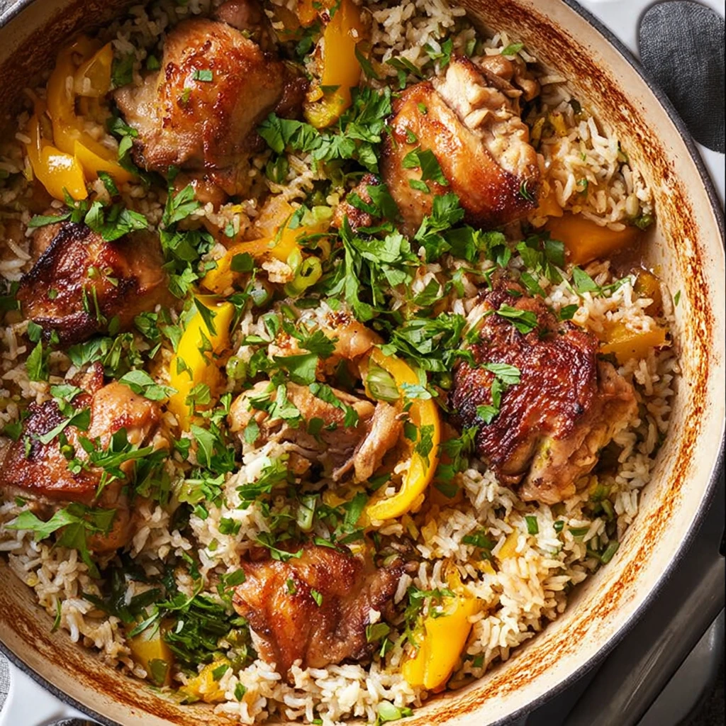 Sticky Coconut Chicken and Rice