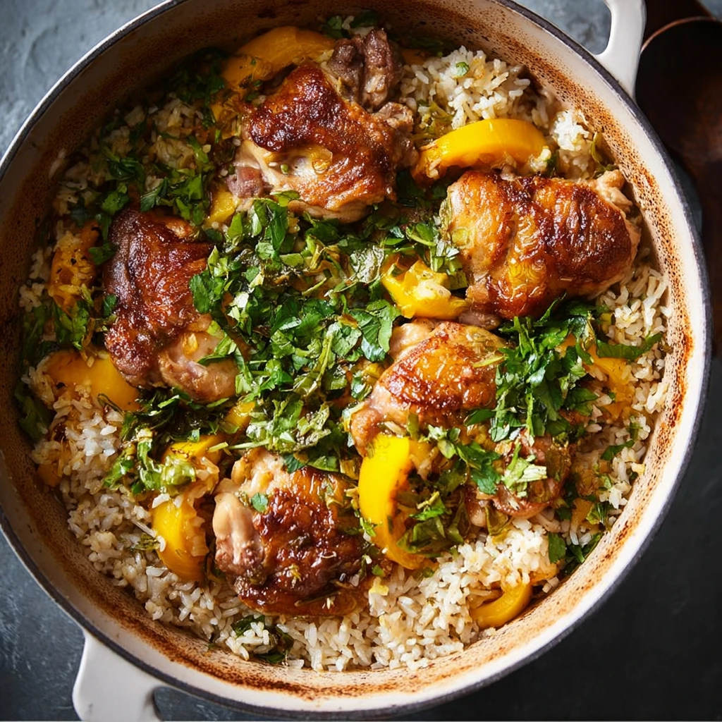 Sticky Coconut Chicken Rice