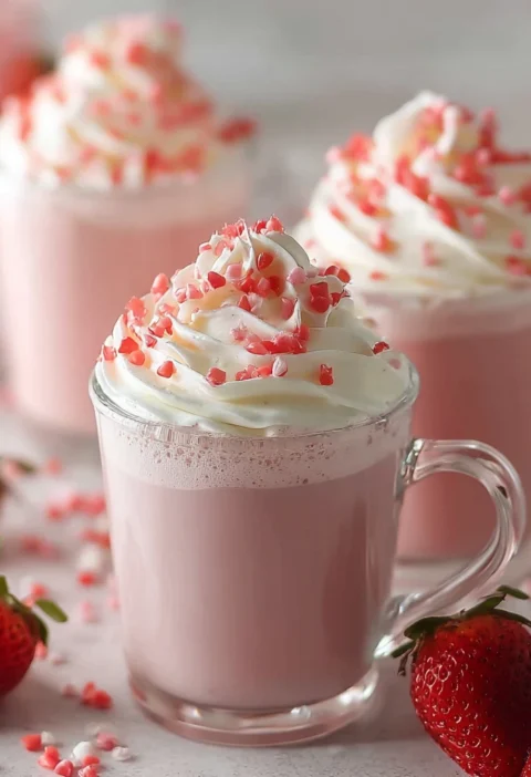 Strawberry Hot Chocolate