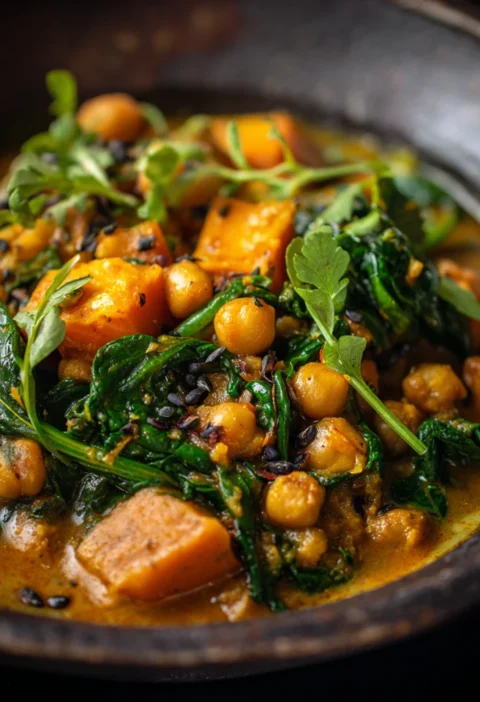 Sweet Potato Chickpea Curry