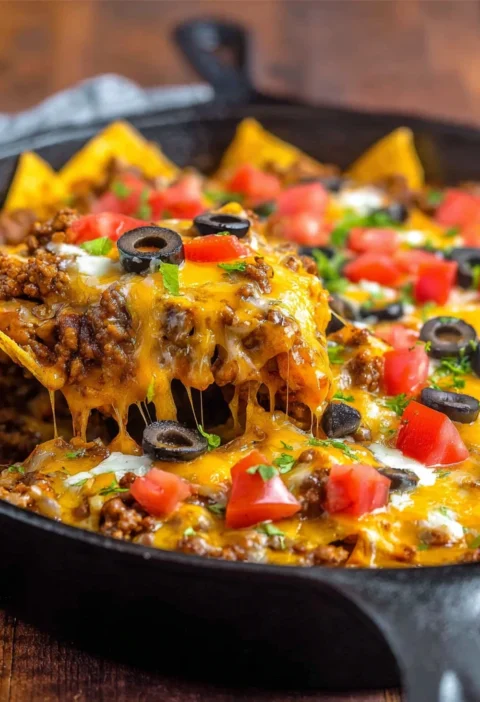 Ultimate Beef Enchiladas Skillet