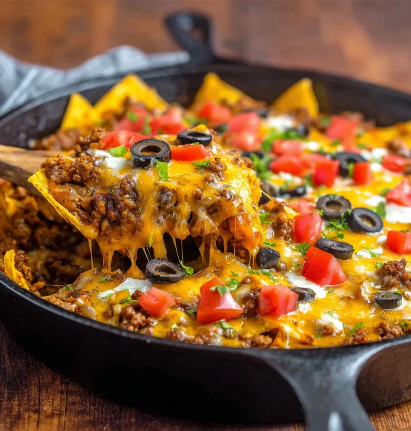 Ultimate Beef Enchiladas Skillet