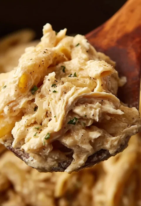 Zesty Slowcooker Chicken Pasta