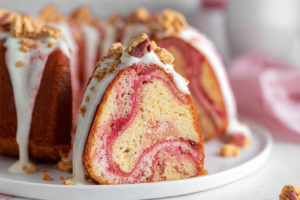 Strawberry Crunch Cake