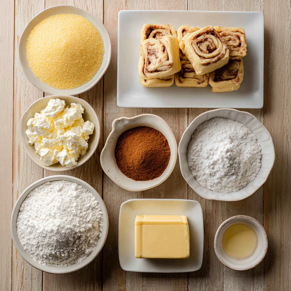 Cinnamon Roll Poke Cake