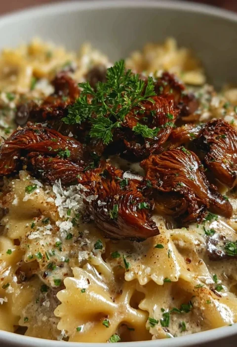 Creamy Morel Mushroom Sauce Recipe Over Pasta Homemade
