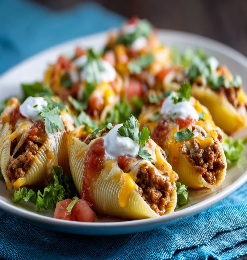 Creamy Taco Stuffed Shells