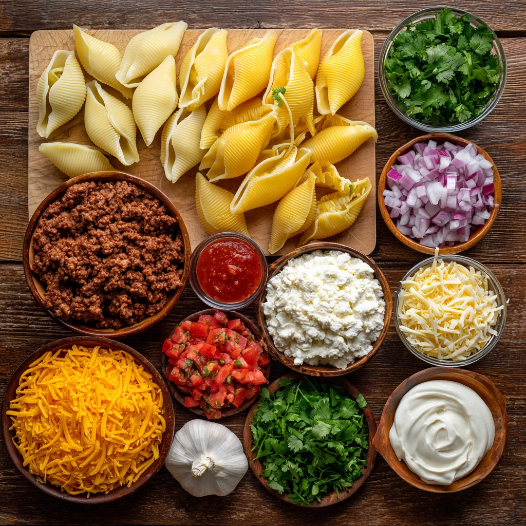 Creamy Taco Stuffed Shells