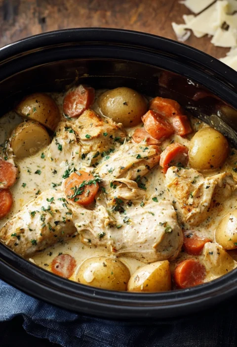 Crockpot Creamy Ranch Chicken