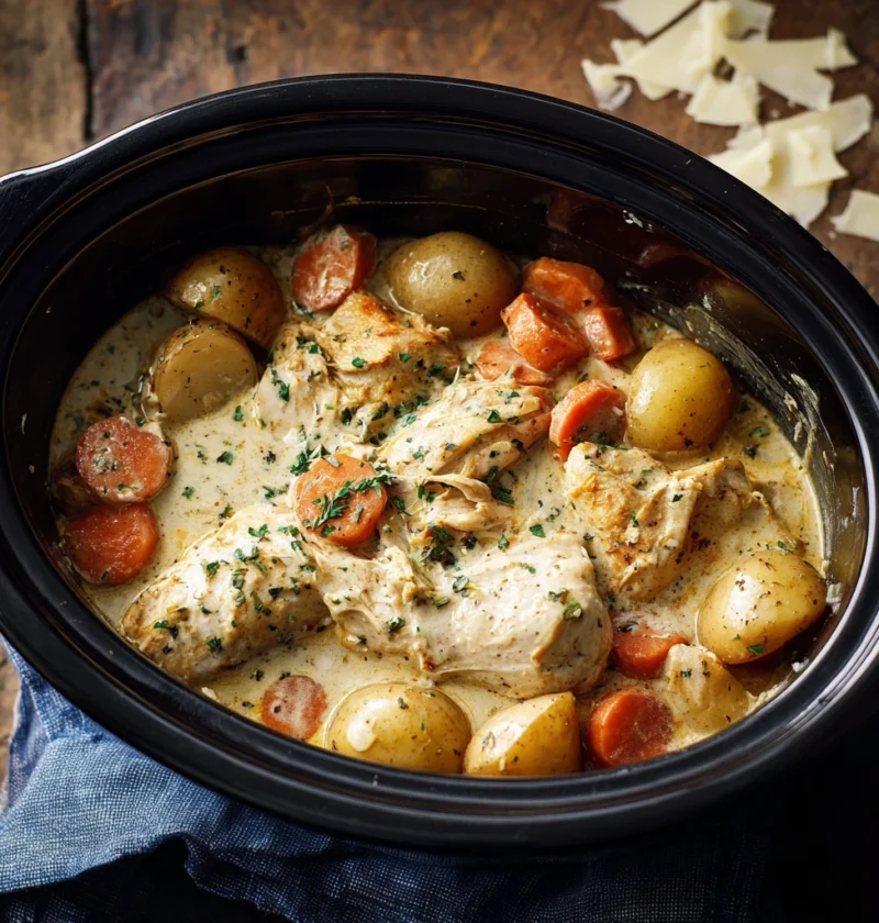 Crockpot Creamy Ranch Chicken