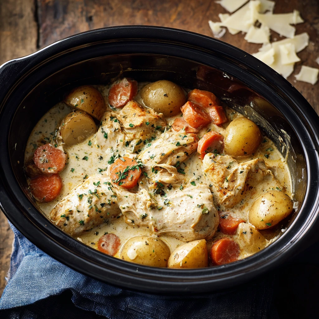 Crockpot Creamy Ranch Chicken