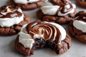 Double Chocolate Marshmallow Cookies – Gooey & Fudgy Treat