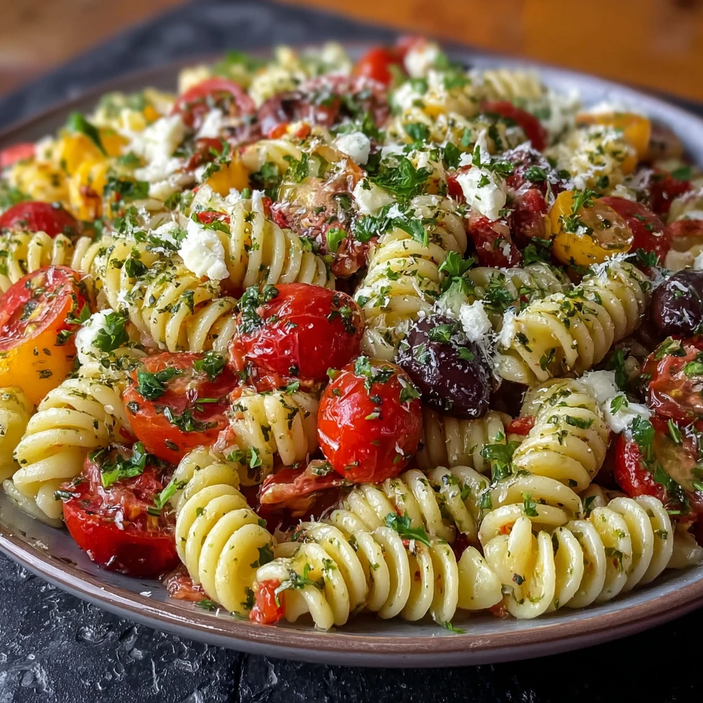 Easy Zesty Italian Antipasto Pasta Salad Recipe Perfect for Summer Parties