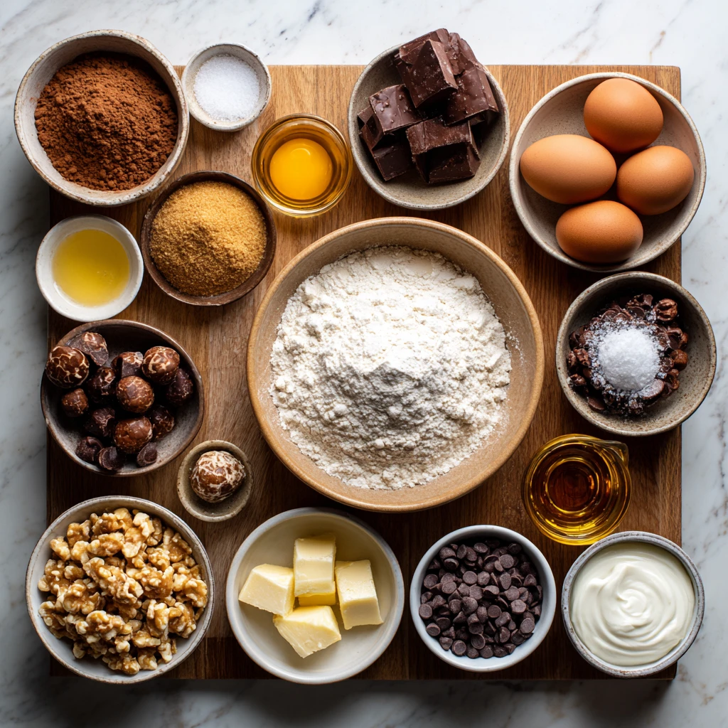 Ferrero Rocher Fudge Brownies Ultra Rich Decadent Dessert