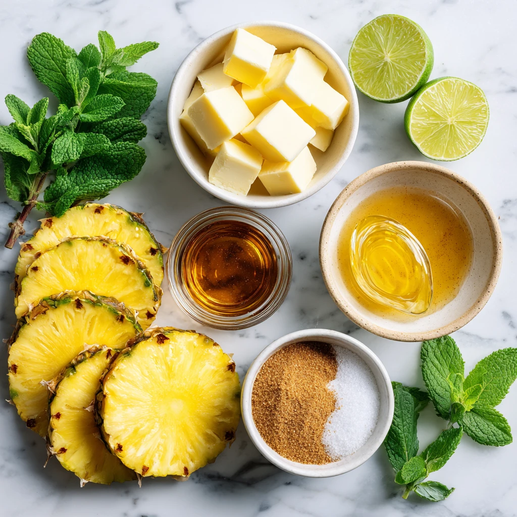 Fried Pineapple Recipe Caramelized Dessert