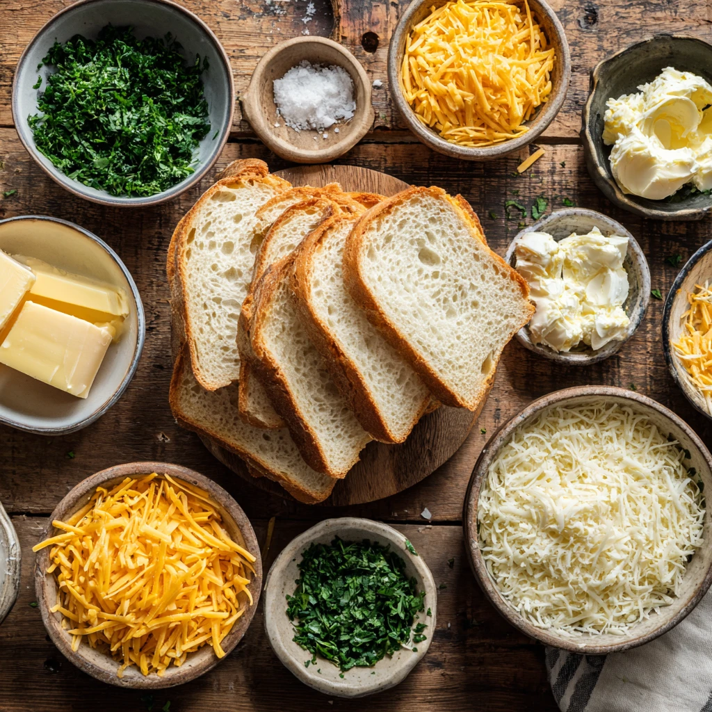 Garlic Bread Grilled Cheese Crispy Cheesy Comfort Food