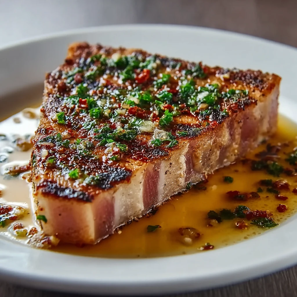 Grilled Steak with Garlic Butter