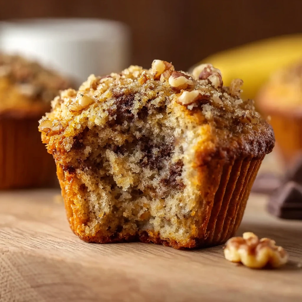Moist Banana Nut Muffins Award Winning