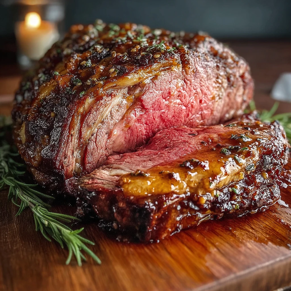 Perfect Ribeye Roast Recipe Rich Red Wine Jus