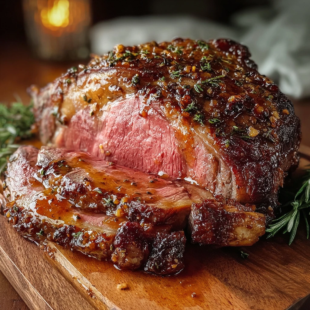 Perfect Ribeye Roast Recipe Rich Red Wine Jus