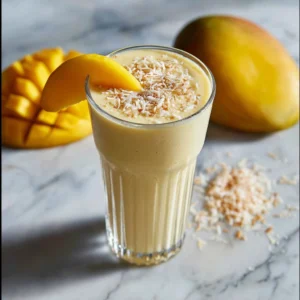 Pineapple Coconut Smoothie – Creamy Tropical Drink Recipe