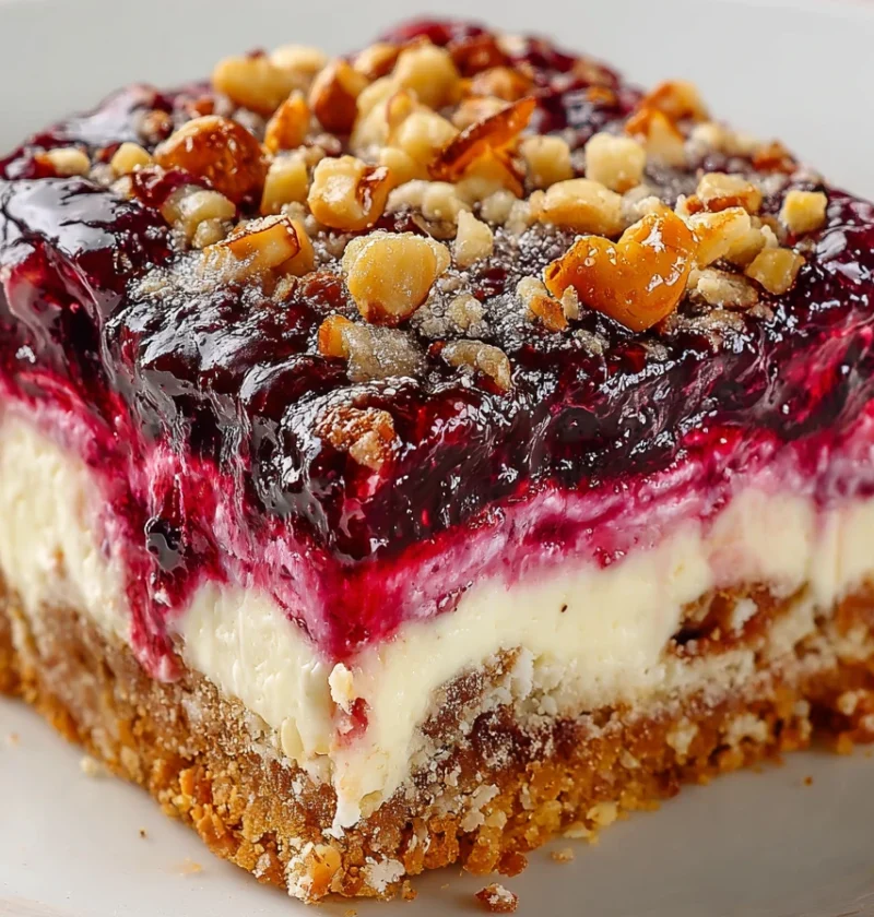 Salted Bliss Blackberry Pretzel Fusion Sweet Salty Dessert