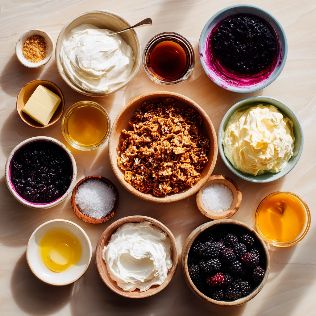 Salted Bliss Blackberry Pretzel Fusion Sweet Salty Dessert