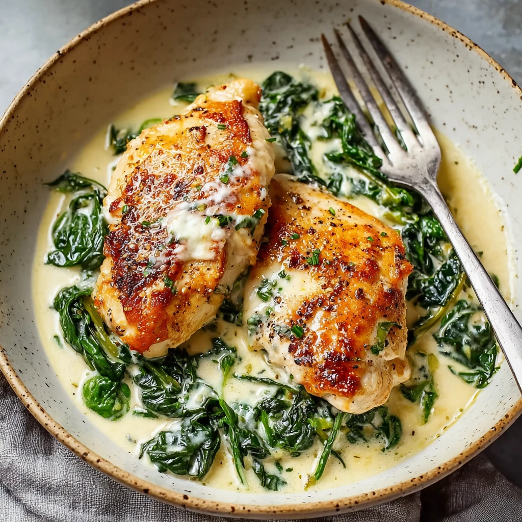 Savor Chicken Florentine: A Creamy Spinach Delight at Home