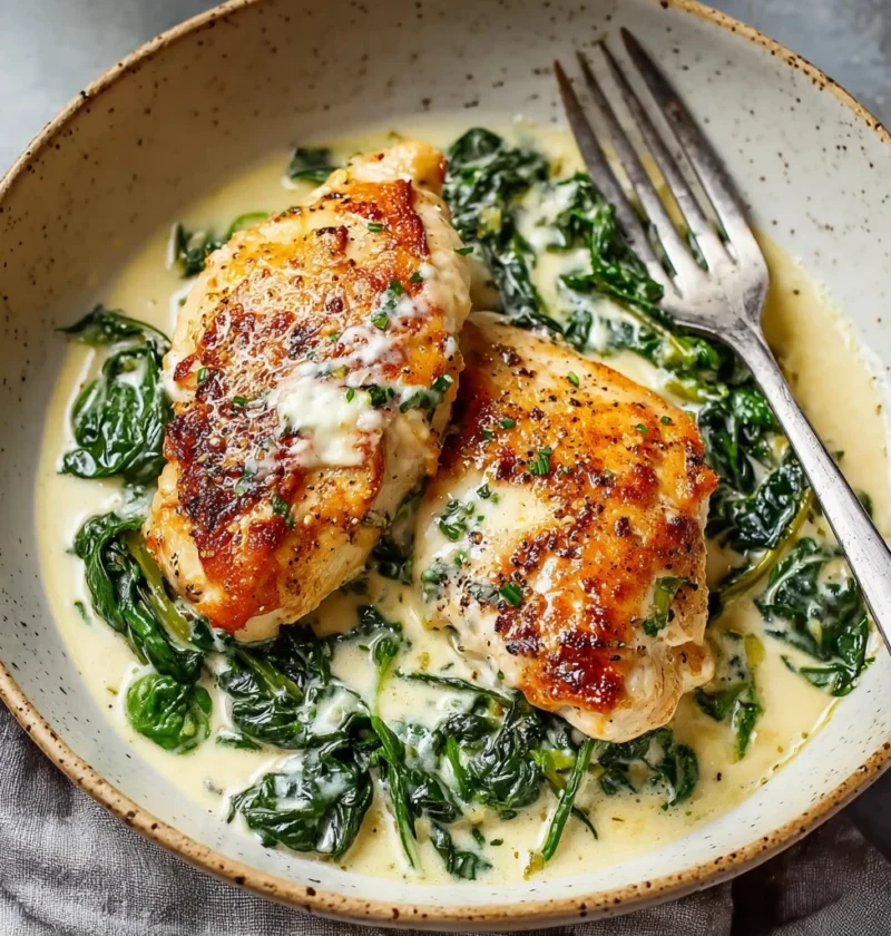 Savor Chicken Florentine Creamy Spinach Delight Home
