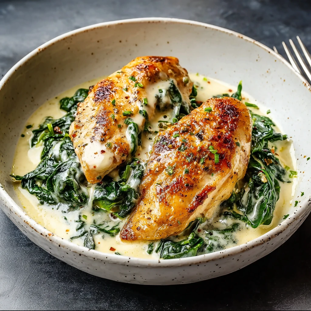 Savor Chicken Florentine Creamy Spinach Delight Home