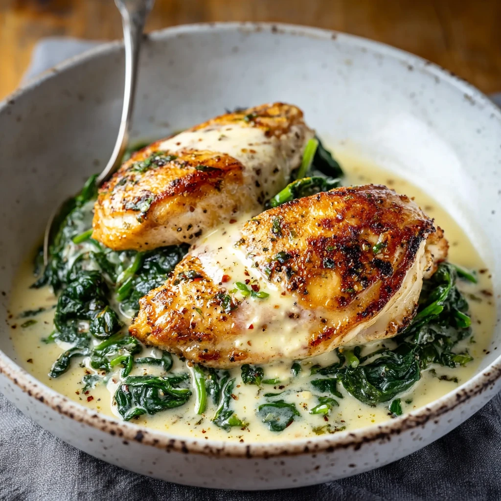 Savor Chicken Florentine Creamy Spinach Delight Home