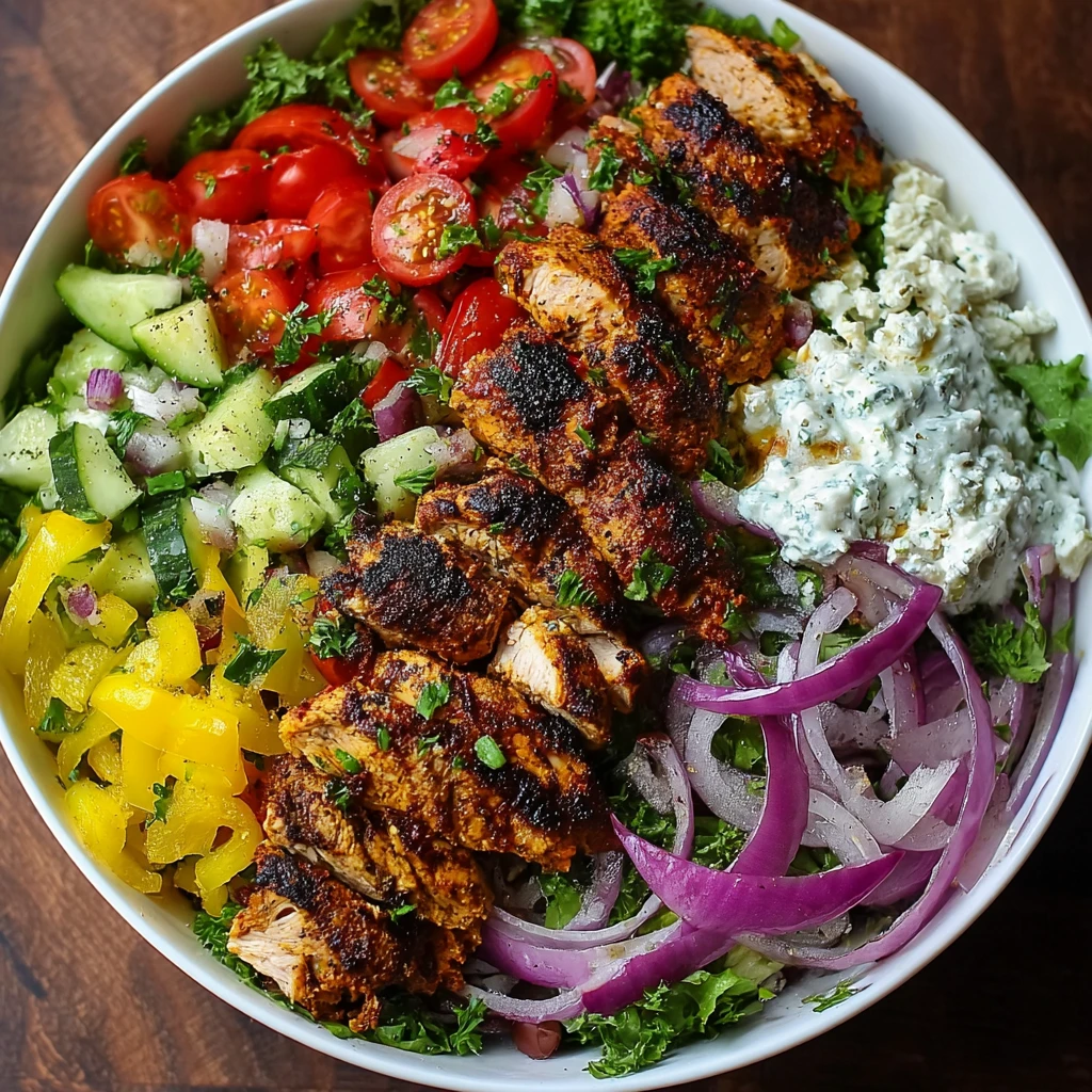 Spiced Grilled Chicken Salad