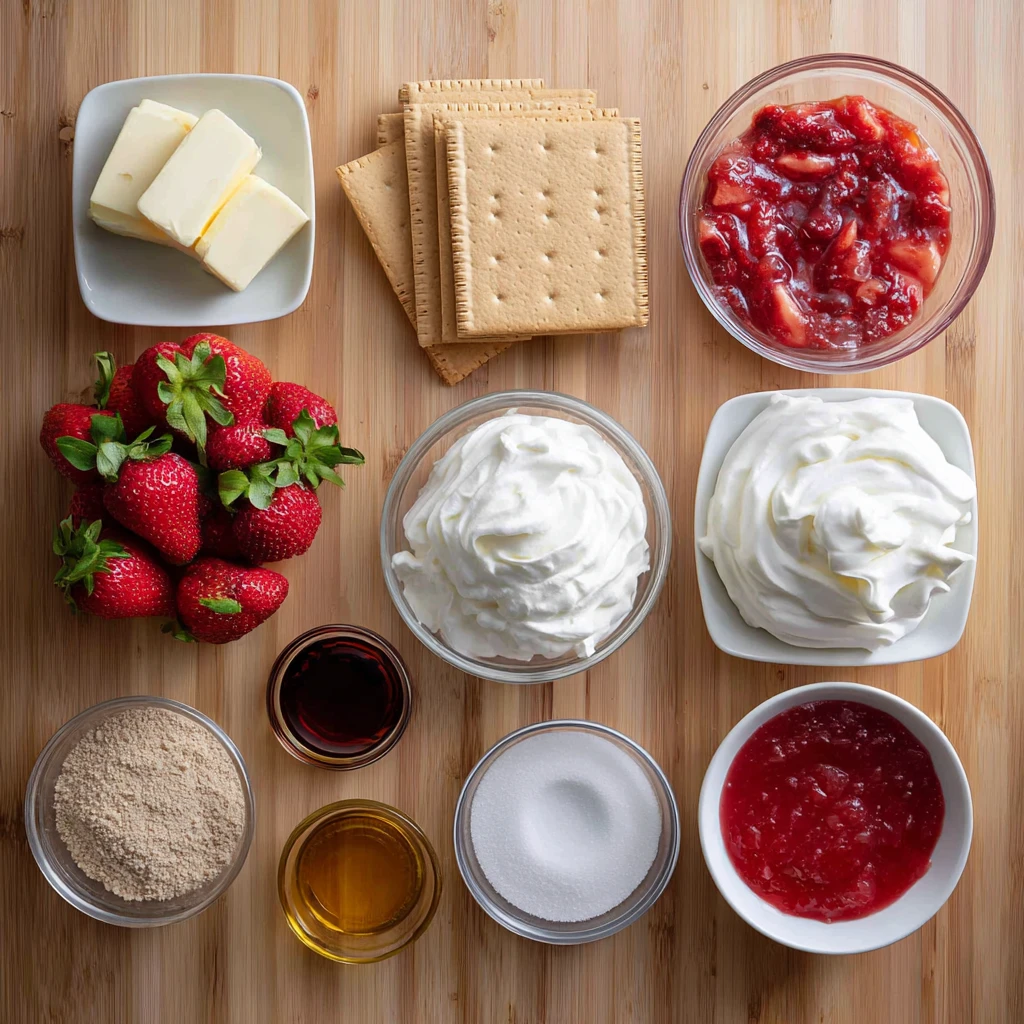 Strawberry Cheesecake Lasagna