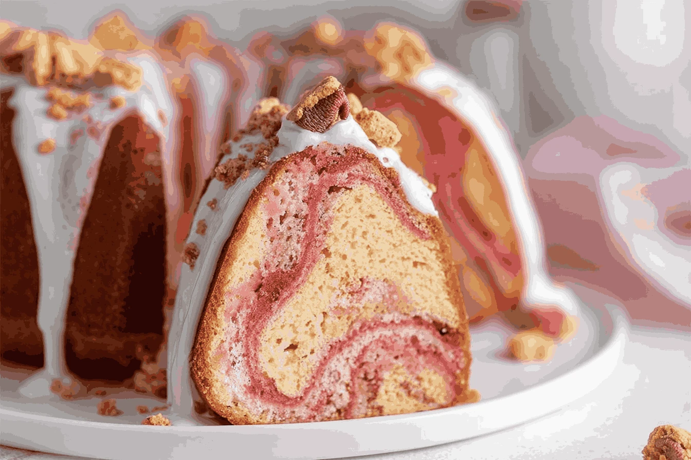 Strawberry Crunch Cake
