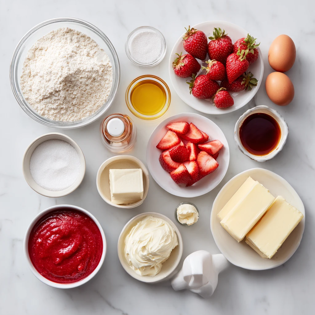 Strawberry Velvet Cake Soft Moist Creamy Recipe