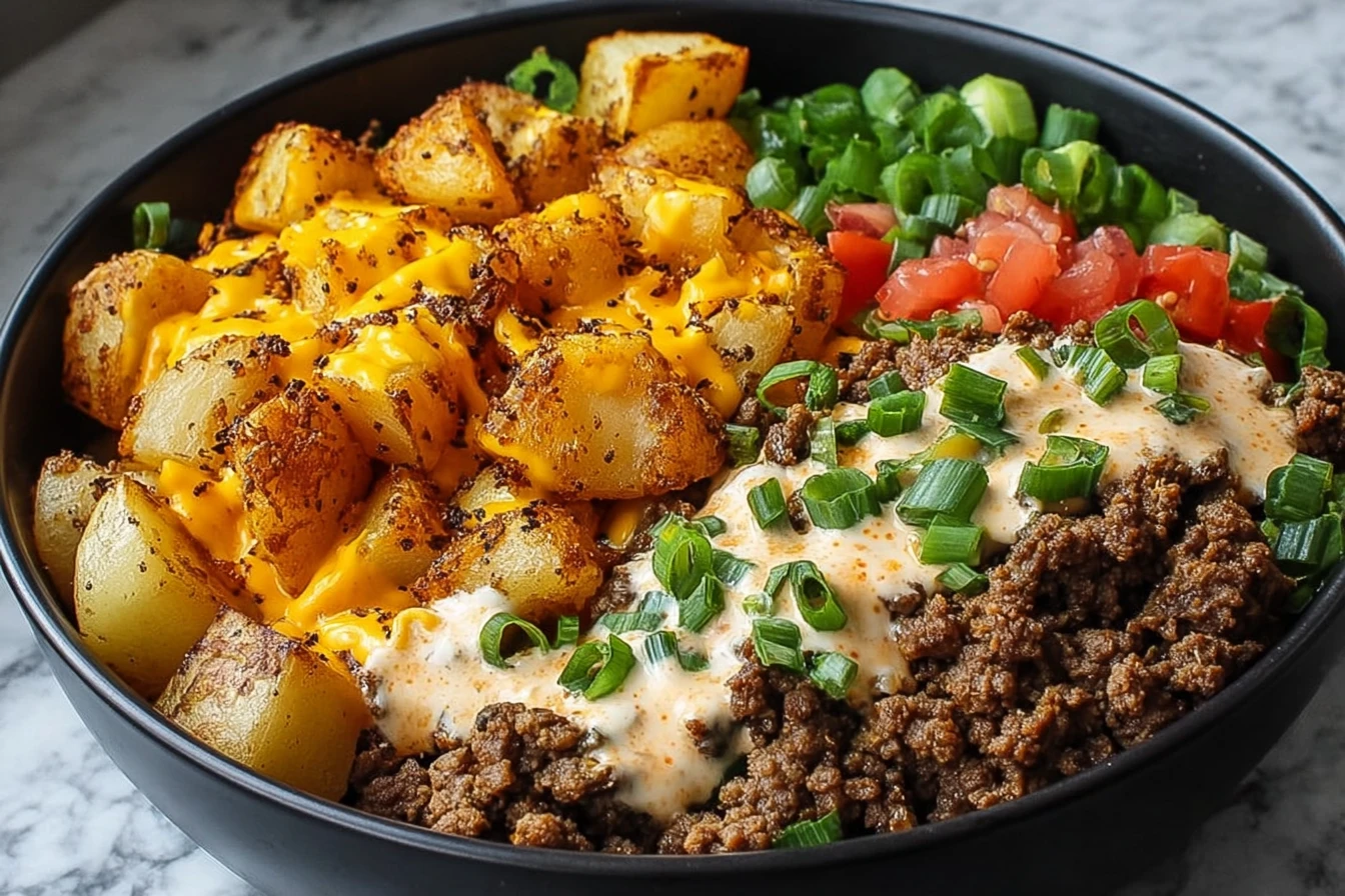 Smash Burger Bowl Low Carb
