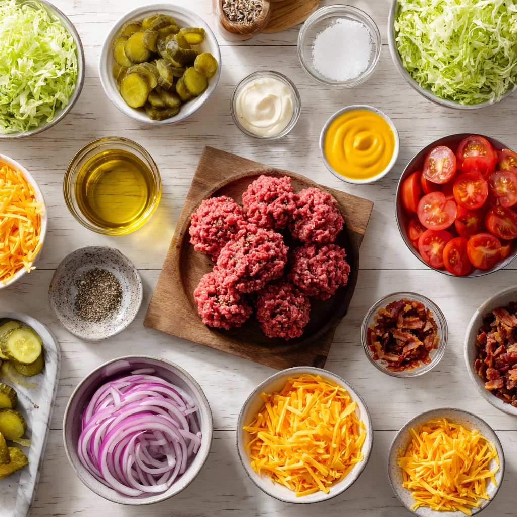 Smash Burger Bowl Low Carb