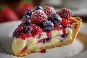 Velvety Vanilla Berry Cheesecake – Creamy & Elegant Dessert