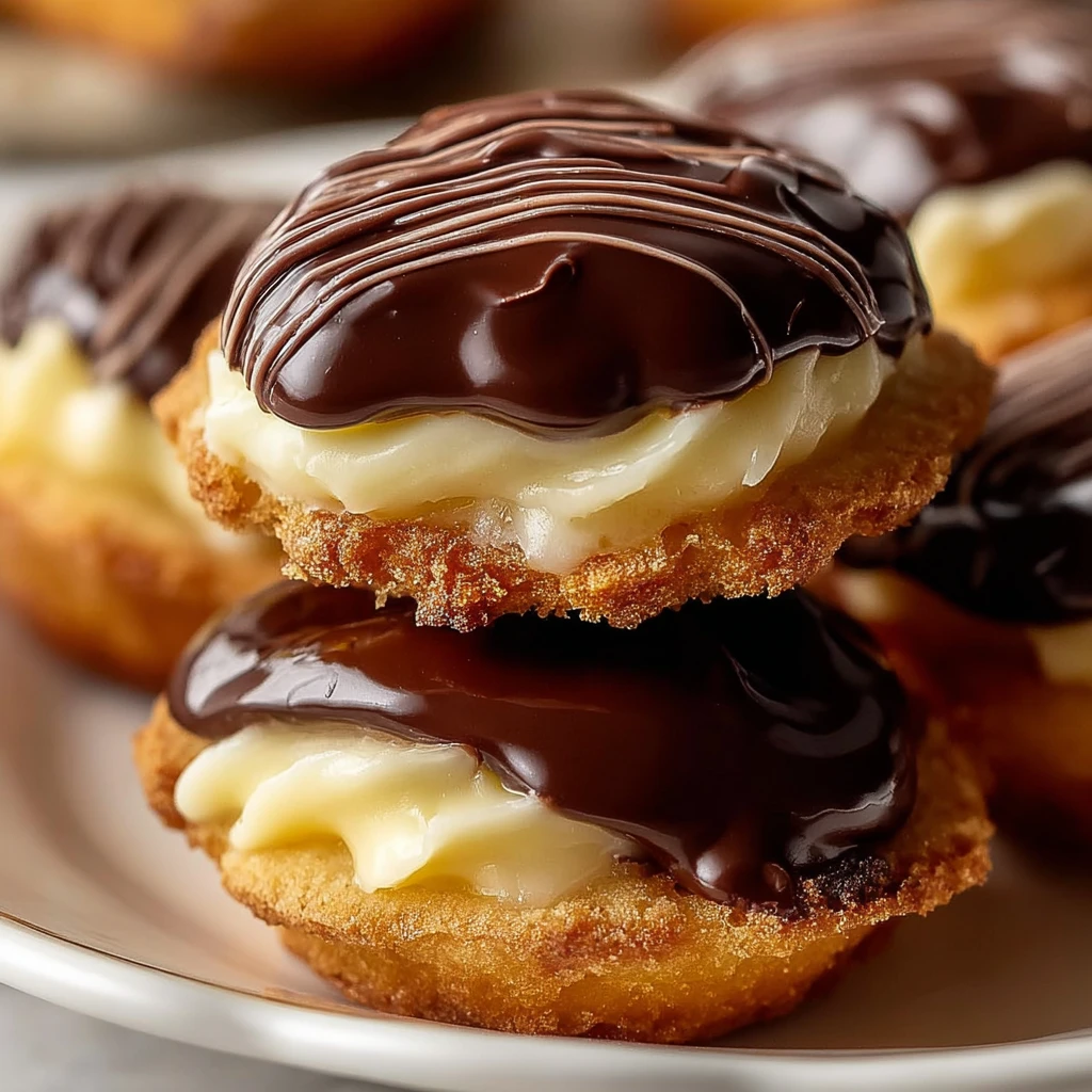 Boston Cream Pie Cookie Bites – Easy Mini Dessert Recipe