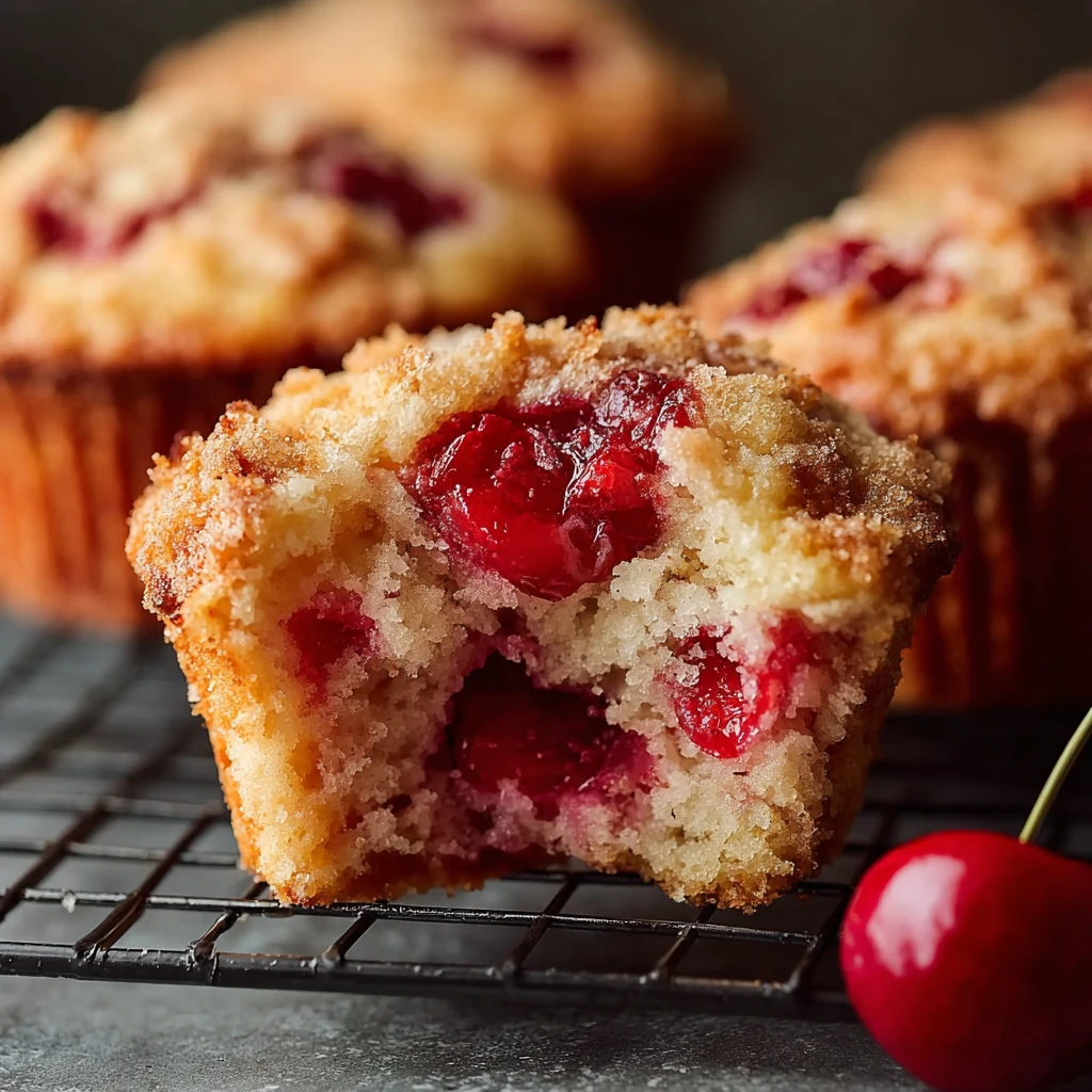 Cherry Cobbler Muffins: Irresistibly Easy Recipe Inside!