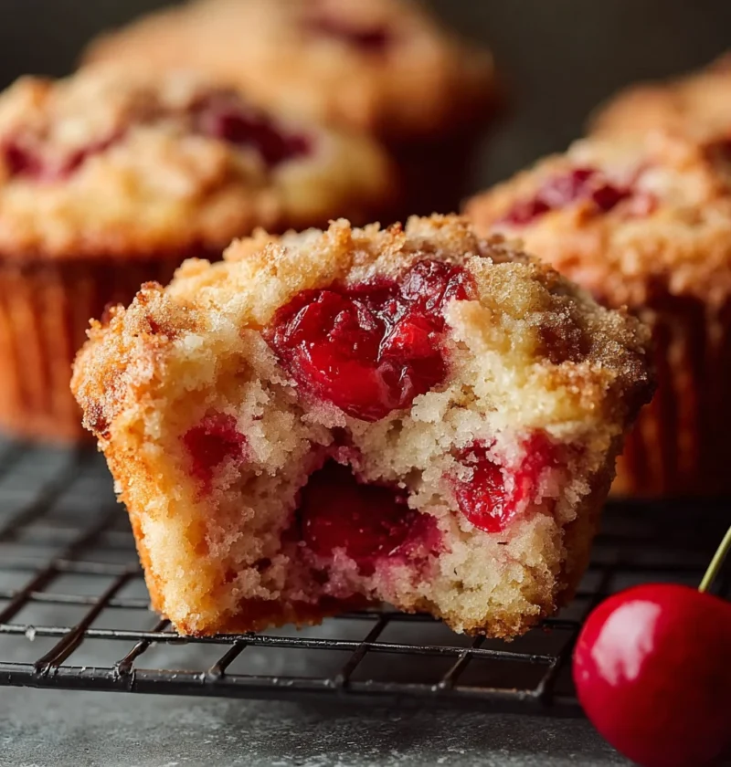 Cherry Cobbler Muffins Irresistibly Recipe Inside