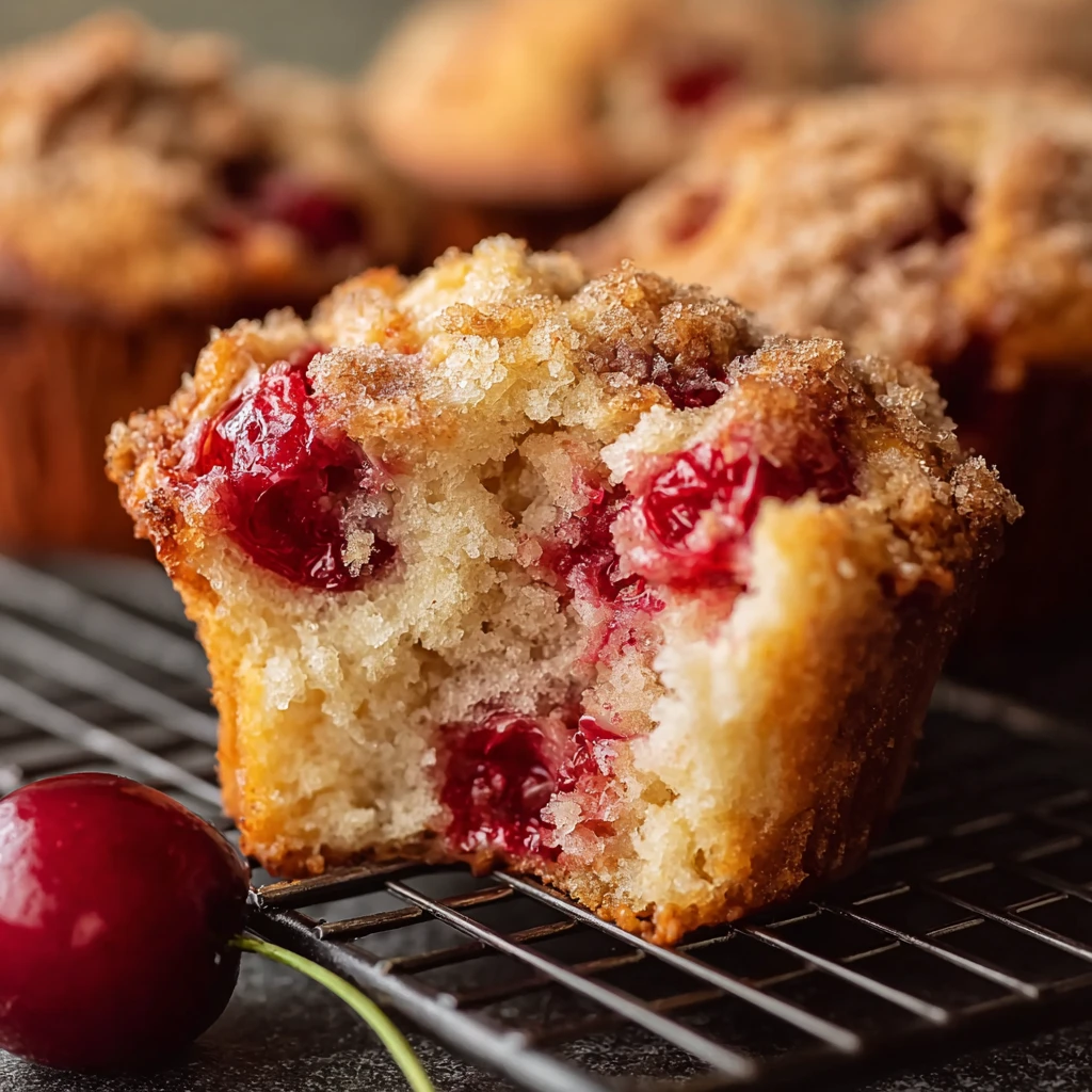 Cherry Cobbler Muffins Irresistibly Recipe Inside