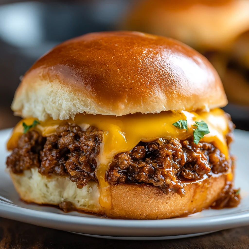 Comforting French Onion Beef Sloppy Joes with Melted Cheese
