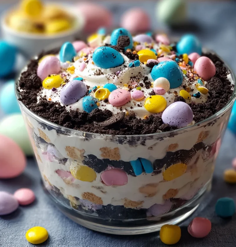 Easter Oreo Cookie Casserole