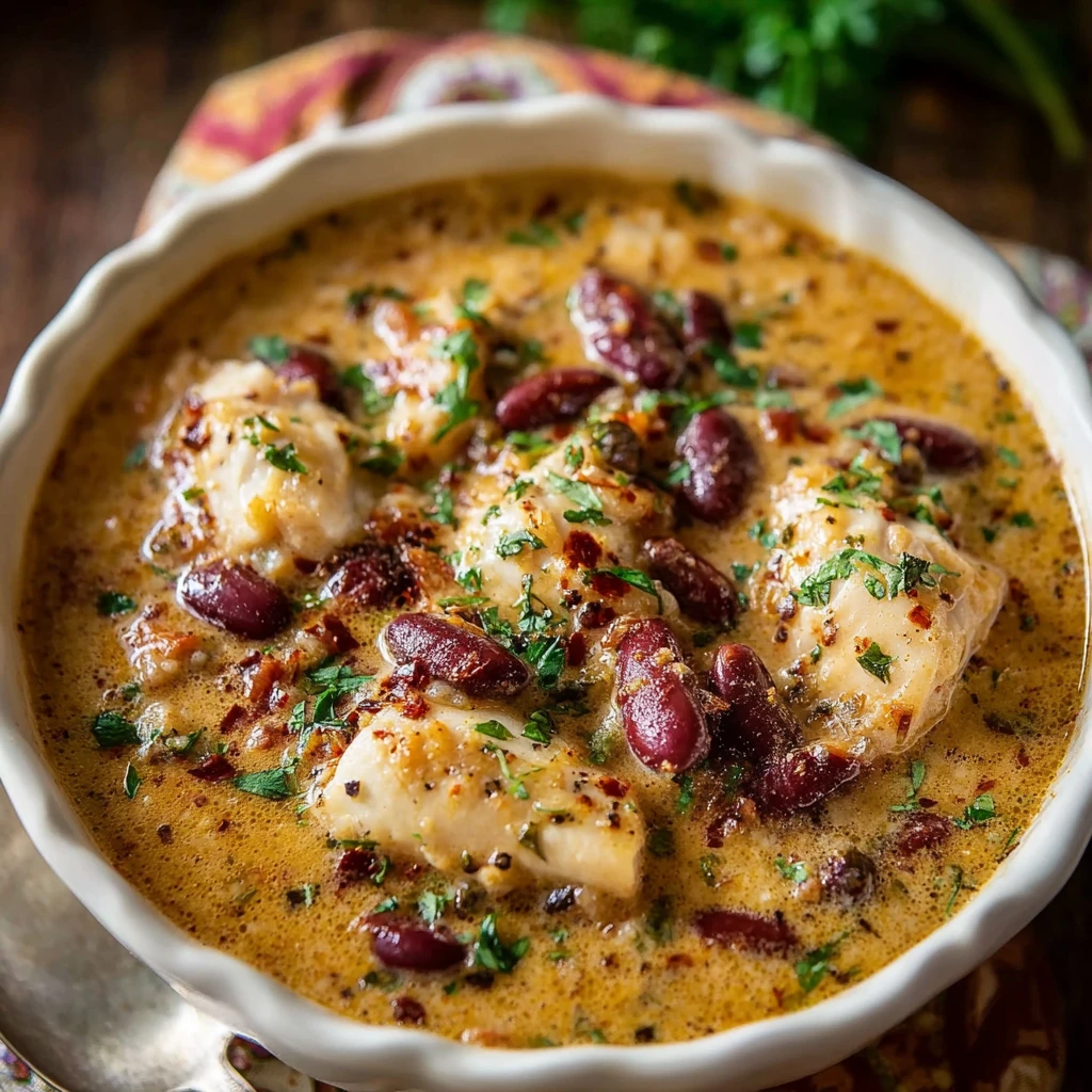 Make Cajun White Chicken Chili Bold Flavorful Comfort
